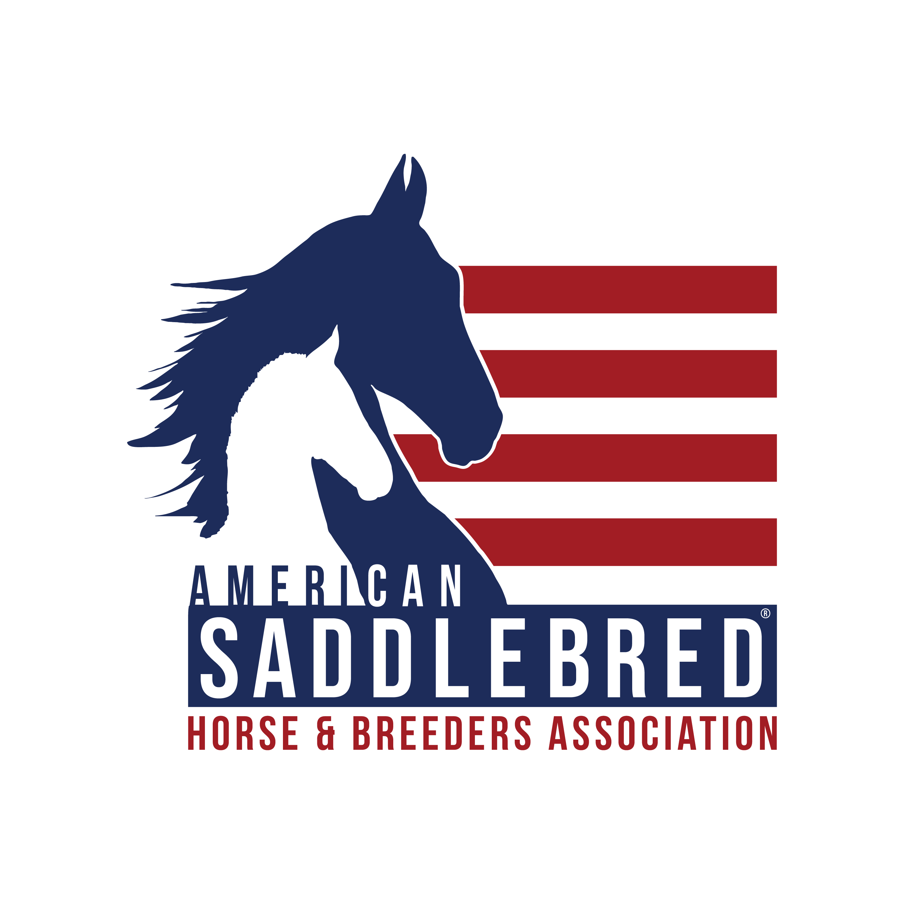 The American Saddlebred Horse and Breeders Association Logo