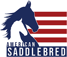The American Saddlebred Horse and Breeders Association Logo