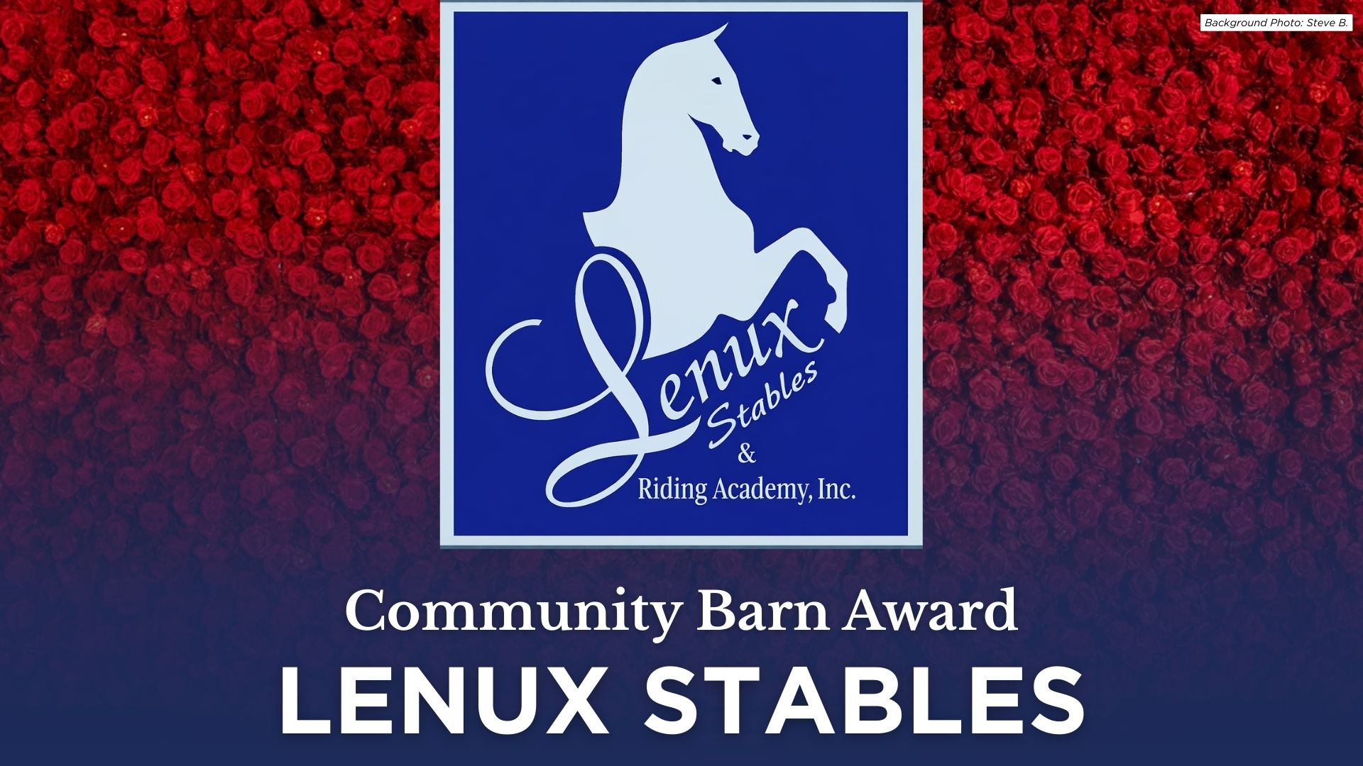 Lenux Stables Receives Community Barn Award.jpg
